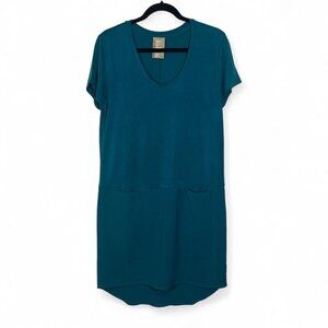 Dolan Anthropologie Left Coast Loren Shirt Dress in Teal